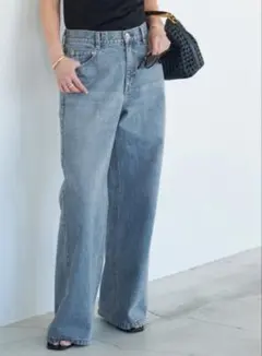 Deuxieme Classe ツイル Loose Jeans 34 ブルー Deuxieme Classe ツイル Loose Jeans 34 ブルー 追加 Loose