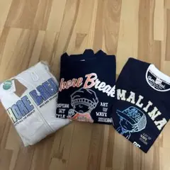 Shore Break トレーナー パーカー、Tシャツ3点セット