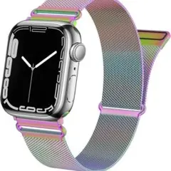 【お得2点セット】Apple Watch ステンレス スリム バンド　マグネット
