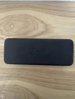 Zoff ラウンド型メガネ ブラック ブラウンレンズ