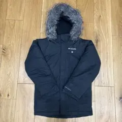 Columbia ブラック ダウンコート　 M 140-150