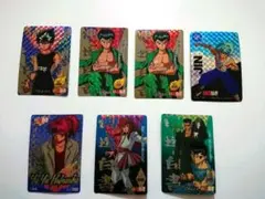 幽遊白書 キラカード セット(難あり)