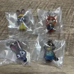 ズートピア　めじるしアクセサリー　ニック　ジュディ　ニブルズ　４点　ズートピア2