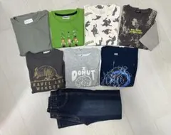 男の子秋冬服140サイズまとめ売り　ユニクロ他