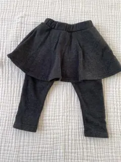 petit main スカート付きレギンス 80サイズ グレー