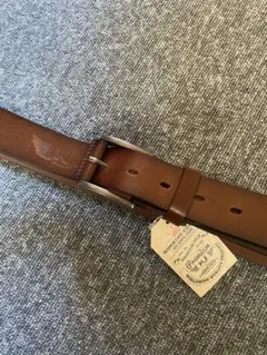 KJ レザー ベルト ブラウン