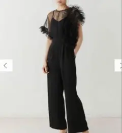 ラグナムーン　ladyチュールドッキングコンビネゾン　ブラックS