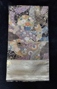 8796］袋帯 辻ヶ花 金糸 六通 逸品 正絹 着物 フォーマル - メルカリ