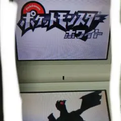 ジャンク。ニンテンドDSソフト　ポケットモンスターホワイト　GBソフト