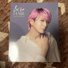 販促ポップ　&be HAIR 佐久間大介