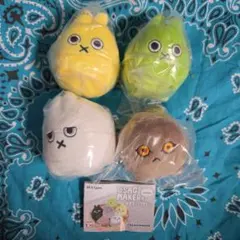 USAGIMAKER産　オオカミ＆ウサギたち　4種セット　ぬいぐるみ　マスコット