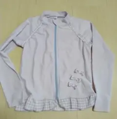 薄紫色 ラッシュガード 130cm