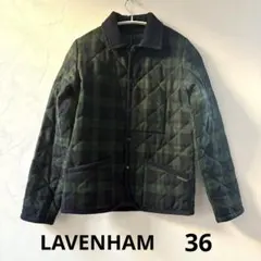 LAVENHAM キルティングジャケット ブラックウォッチ イギリス製 36