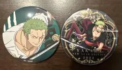 ONE PIECE FILM RED 缶バッジ ロロノア・ゾロ 2個セット