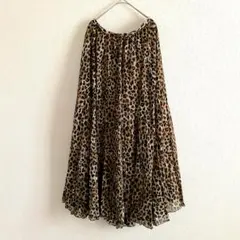 【早い者勝ち大放出セール‼︎】 ほぼ未使用 Ray BEAMS レオパードスカート