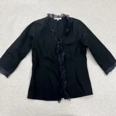 NARA CAMICIE ナラカミーチェ シャツ ブラウス 7分丈 フリル