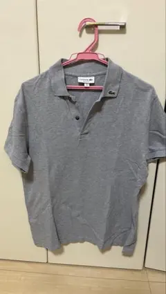 LACOSTE グレー ポロシャツ M