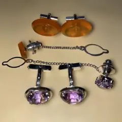 カフスボタン　タイタック　まとめ売り