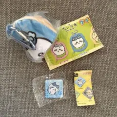 ちいかわ ダイカットポーチ くら寿司 マグネット ハチワレ