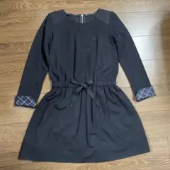 最終価格BURBERRY BLUE LABEL ワンピース ネイビー サイズ36