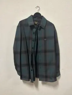 FB COUNTY CHECKER SHIRT Lサイズ ダークグリーン系