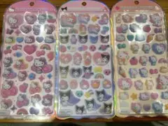 【正規品】コットンパフィーシール3点セット