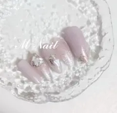 サロン人気デザイン♡ ネイルチップ♡現品orサイズオーダー♡フラッシュマグ