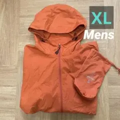 【XL 】UNIQLOポケッタブルパーカー　オレンジ色　ユニクロ　パッカブル