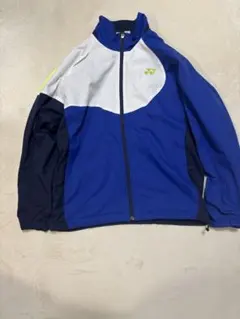 YONEXウィンドブレーカー 青/白/黒