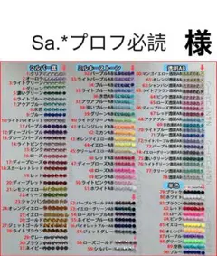 Sa.プロフ必読　様　専用