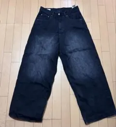 ZARA バギー黒 US30