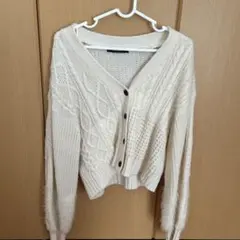 ニットカーディガン　w closet