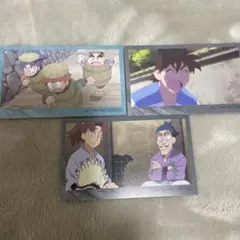 忍たま乱太郎　特典ミニカード　土井半助、乱きりしん、利吉＆山田伝蔵