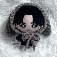 ぬい服たれ耳　うさぎ　犬　ちびぐるみ　ボンネット　編み物　ハンドメイド　ちびぬい