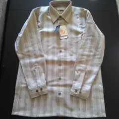 ウェザーコック　洗濯機で洗えるウール長袖シャツ【新品・訳あり】メンズシニア