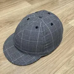 YAKKAY グレー系チェック キャップ