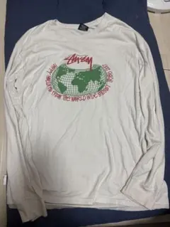 Stussy ステューシー 長袖Tシャツ ロンT ホワイト Lのサムネイル