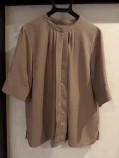 ViS ヴィス プリーツ半袖ブラウス