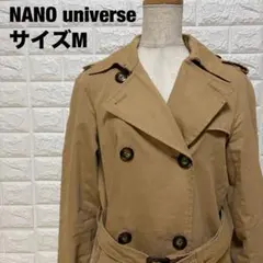 NANO universe ライトブラウン トレンチコート Mサイズ【1162】のサムネイル