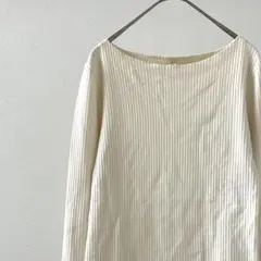 リブ 長袖 Tシャツ