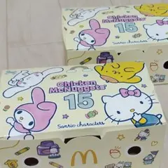 サンリオキャラクターズ マック マクドナルド チキンナゲット 箱　2個