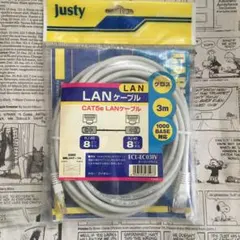 LANケーブル Cat.5e 3m