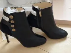 JIMMY CHOO ジミーチュウ ショートブーツ 37 1/2ブラック 箱付き