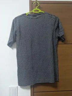 ボーダー半袖シャツ