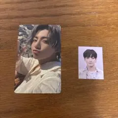 BTS ジョングク　クレカ　証明写真　2枚セット