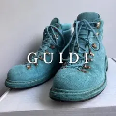 超美品 GUIDI 19 ホースリバース ハイキングブーツ ターコイズ 41