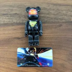 ベアブリック ブラック ストライプデザイン