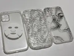 iPhone11 ユニークなiPhoneケース 3点セット