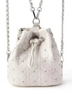 GRL 2Wayキルティングスタッズリュック[dd455]