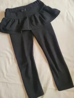 黒スカッツ　裏起毛　120